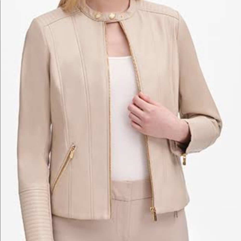Calvin Klein Faux Leather jacket